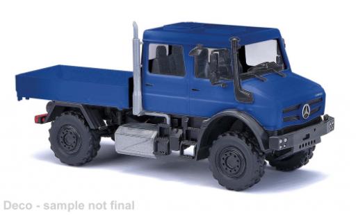 Modellautos Mercedes Unimog 1/87 Busch U 5023 cabine double bleu 2013 Mercedes Unimog 1/87 Busch U 5023 cabine double bleu 2013 modellautos