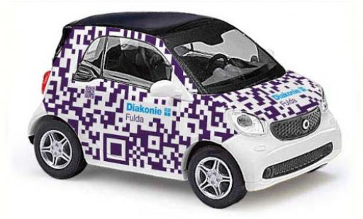 Modellautos Smart ForTwo 1/87 Busch Fortwo Diakonie Fulda 2014 Smart ForTwo 1/87 Busch Fortwo Diakonie Fulda 2014 modellautos