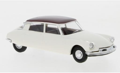 Modellautos Citroen DS 1/87 Busch 19 weiss/rot Citroen DS 1/87 Busch 19 weiss/rot modellautos