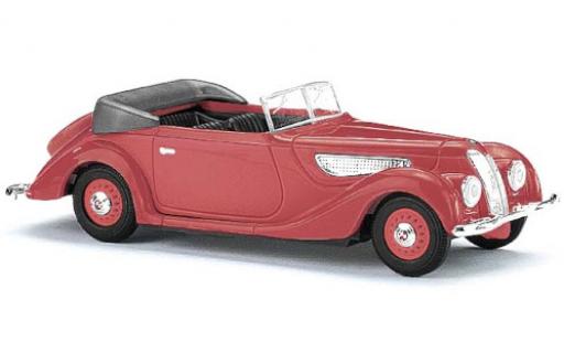 EMW 327 1/87 Busch Cabriolet rot 1952 modellautos