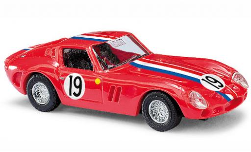 Modellautos Ferrari 250 1/87 Busch GTO rot/Dekor No.19 Ferrari 250 1/87 Busch GTO rot/Dekor No.19 modellautos