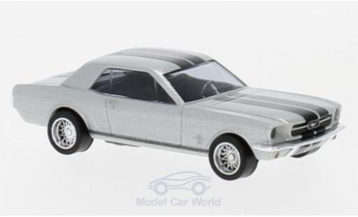 Modellautos Ford Mustang 1/87 Busch Coupe silber/schwarz 1964 Ford Mustang 1/87 Busch Coupe silber/schwarz 1964 modellautos