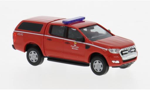 Modellautos Ford Ranger 1/87 Busch 2016 Feuerwehr Münster 1:87 Ford Ranger 1/87 Busch 2016 Feuerwehr Münster 1:87 modellautos