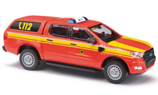 Modellautos Ford Ranger 1/87 Busch DoKa Feuerwehr Dortmund 2016 avec Hardtop Ford Ranger 1/87 Busch DoKa Feuerwehr Dortmund 2016 avec Hardtop modellautos