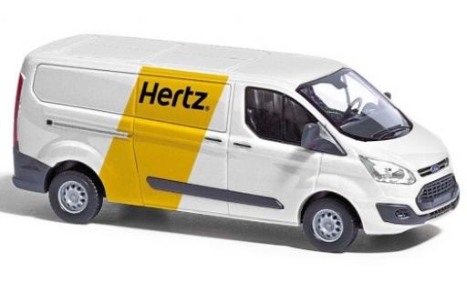 Ford Transit 1/87 Busch Custom Kasten Hertz Autovermietung 2012 modellautos