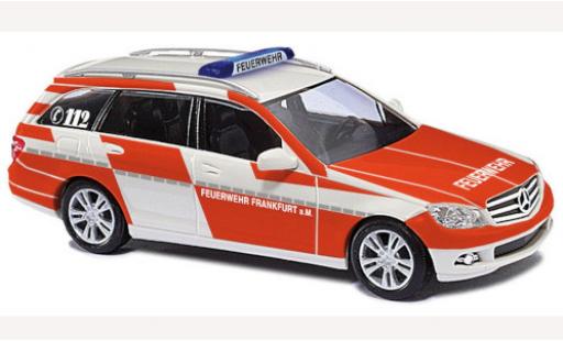 Mercedes Classe C 1/87 Busch T-Modell Feuerwehr Frankfurt / Main 2006 modellautos