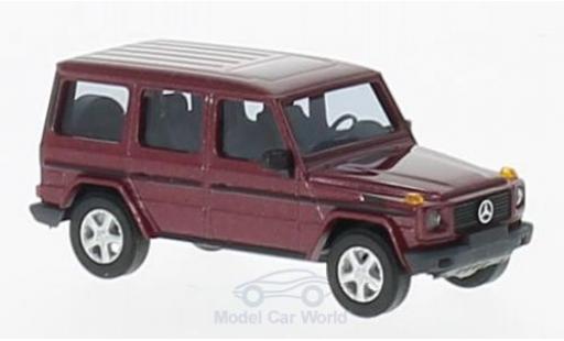 Mercedes Classe G 1/87 Busch mettalic rot 1990 modellautos