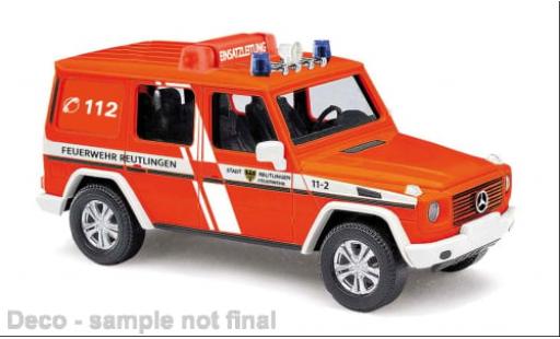 Mercedes Classe G 1/87 Busch (W463) Feuerwehr Reutlingen 1990 1:87 modellautos