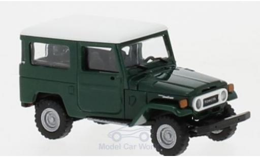 Modellautos Toyota Land Cruiser 1/87 Busch J4 grün/weiss Toyota Land Cruiser 1/87 Busch J4 grün/weiss modellautos