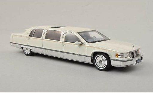 Cadillac Fleetwood Limousine 1/43 GLM weiss/matt-weiss 1991 modellautos