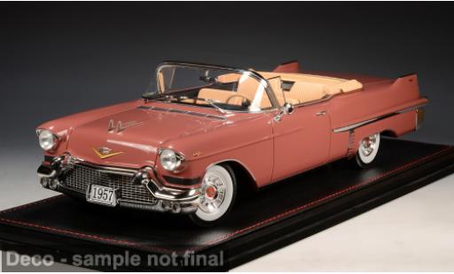 Cadillac Series 62 1/18 Stamp Models Cabriolet rosa 1957 1:18 modellautos