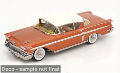 Modellautos Chevrolet Bel Air Impala bronze/weiss 1958 1/18 KK Scale