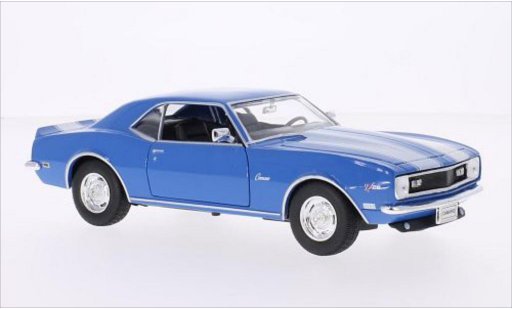 Chevrolet Camaro Z28 1/24 Welly blau/weiss 1968 modellautos