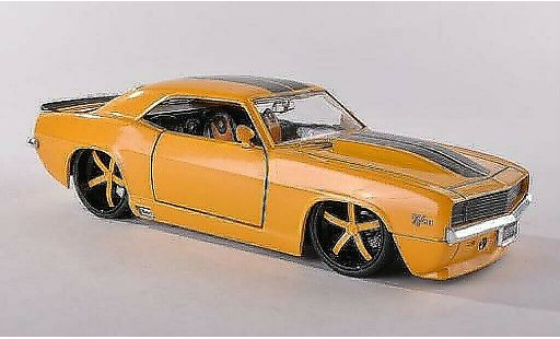 Chevrolet Camaro Z28 1/24 Jada Toys gelb/schwarz 1969 modellautos