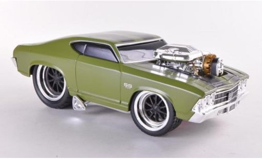 Chevrolet Chevelle SS 1/24 Maisto olivgr&Atilde;&frac14;n 1969 modellautos