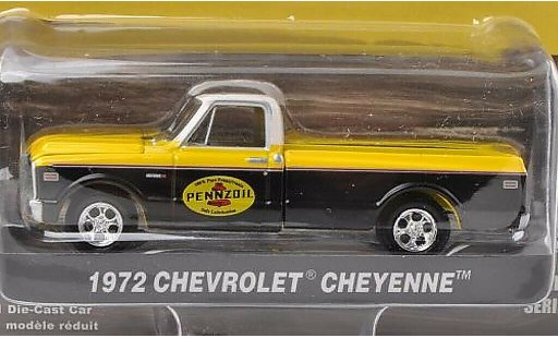 Chevrolet C-10 Pickup 1/64 Greenlight Cheyenne Pennzoil 1972 modellautos