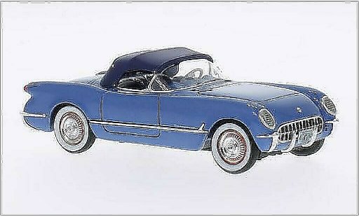 Chevrolet Corvette Convertible 1/43 Neo C1 (C1) mettalic blau 1953 modellautos