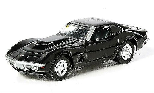 Chevrolet Corvette course 1/64 Greenlight C2 (C2) L88 schwarz 1969 modellautos