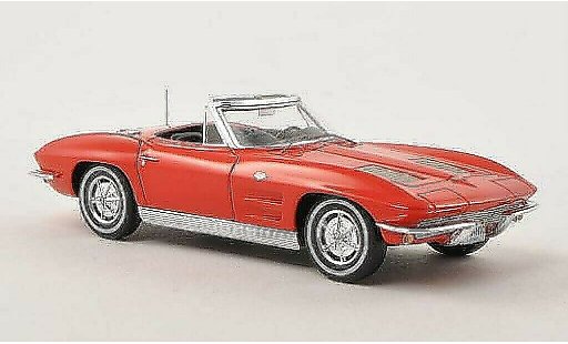 Chevrolet Corvette Convertible 1/43 Spark C2 Sting Ray Cabrio rot 1963 modellautos