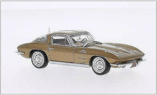 Chevrolet Corvette Stingray 1/43 WhiteBox C2 gold 1963 modellautos