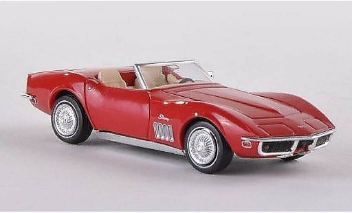 Chevrolet Corvette Convertible 1/87 Brekina C3 Cabrio rot modellautos