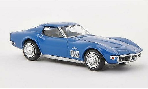 Chevrolet Corvette Coupe 1/87 Brekina C3 blau modellautos