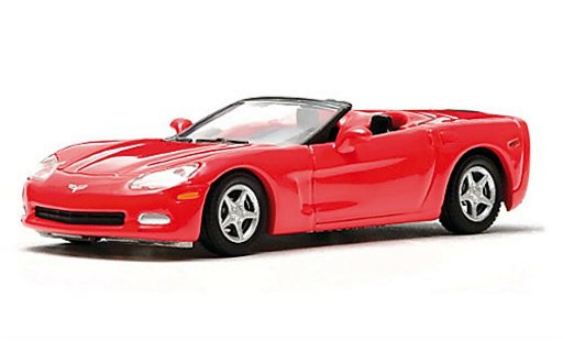 Chevrolet Corvette Convertible 1/64 Greenlight C6 Cabrio rot 2005 modellautos