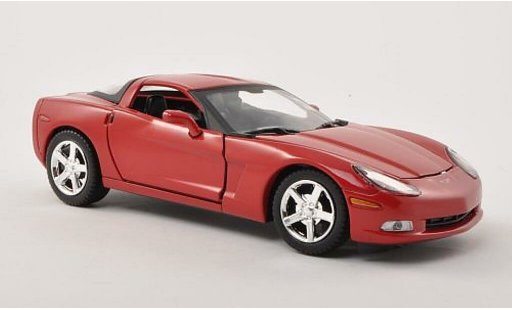 Chevrolet Corvette Coupe 1/24 Motormax C6 rot 2005 modellautos