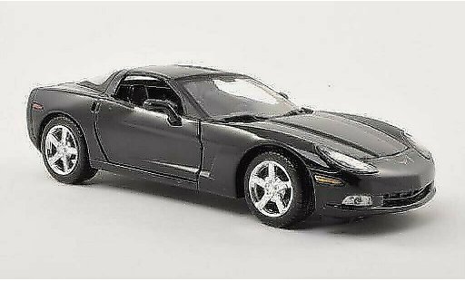 Chevrolet Corvette Coupe 1/24 Motormax C6 schwarz 2005 modellautos