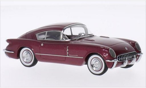 Chevrolet Corvette concept 1/43 Matrix C1 Corvair mettalic rot 1954 modellautos