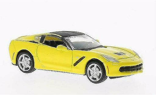 Chevrolet Corvette Coupe 1/64 Maisto C7 (C7) gelb Toy Fair 2014 modellautos
