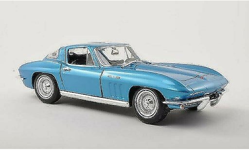 Chevrolet Corvette Coupe 1/18 Maisto C2 blau 1965 modellautos