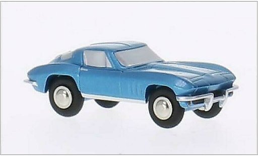 Chevrolet Corvette Stingray 1/90 Schuco mettalic blau modellautos