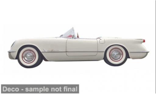Chevrolet Corvette 1/64 Maisto weiss 1955 1:64 modellautos
