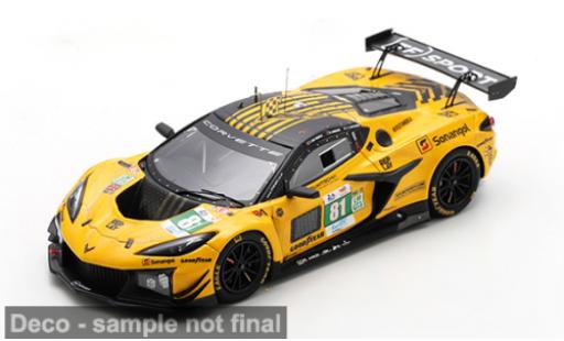 Chevrolet Corvette 1/43 Spark Z06 GT3.R Le Mans 24h Le Mans 2025 TF Sport #81 T.van Rompuy/R.Andrade 1:43 modellautos