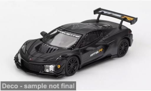 Chevrolet Corvette 1/64 Mini GT Z06 schwarz 2025 1:64 modellautos