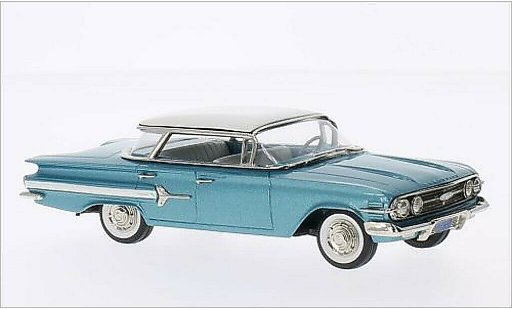 Chevrolet Impala Sedan 1/43 Brooklin 4-door Hardtop Sport mettalic t&Atilde;&frac14;rkis/weiss 1960 modellautos