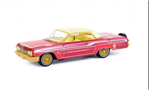 Chevrolet Impala 1/64 Greenlight Lowrider pink/gelb 1963 1:64 modellautos