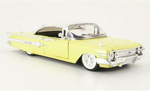 Chevrolet Impala SS 1/24 Jada Toys pastellgelb/weiss 1960 modellautos