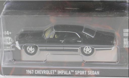 Chevrolet Impala 1/64 Greenlight Sport Sedan schwarz 1967 1:64 modellautos