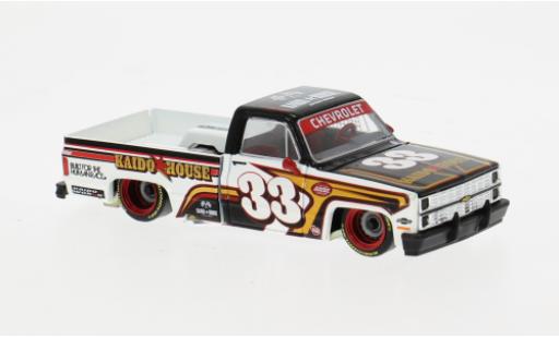 Modellautos Chevrolet Silverado Kaido Intimidator V1 braun/Dekor 1980 1/64 Mini GT
