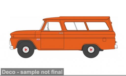 Modellautos Chevrolet Suburban Carryall orange 1966 1/87 Oxford