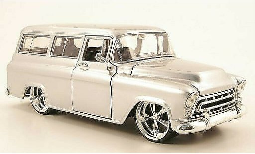 Chevrolet Suburban suv 1/24 Jada Toys grau 1957 modellautos