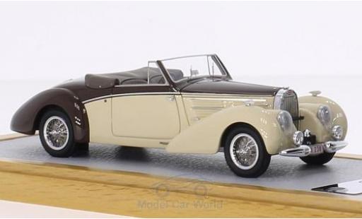 Modellautos Bugatti 57 S 1/43 Chromes Type C Aravis Letourner & Marchand beige/braun RHD 1939 sn826 Bugatti 57 S 1/43 Chromes Type C Aravis Letourner & Marchand beige/braun RHD 1939 sn826 modellautos