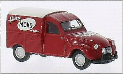 Citroen 2CV Fourgonnette 1/87 Brekina AZU Mons Biere (B) modellautos