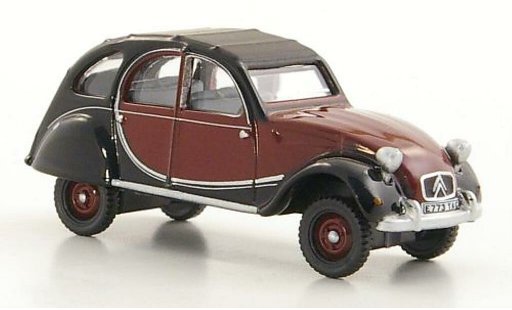 Citroen 2CV Charleston 1/76 Oxford rot/schwarz RHD 1963 modellautos