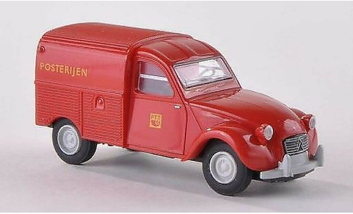 Citroen 2CV Fourgonnette 1/87 Brekina Kastenente Posterijen (NL) modellautos