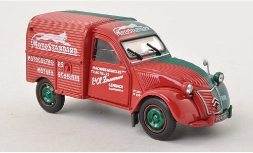 Citroen 2CV Berline 1/32 Universal Hobbies Motostandard rot/gr&Atilde;&frac14;n modellautos