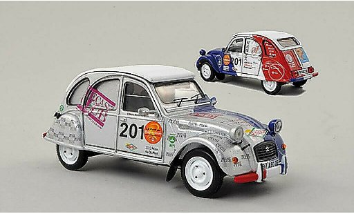 Citroen 2CV course 1/43 IXO No.201 Rally Raid Beijing / Ho Chi Minh 2013 modellautos