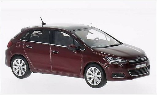 Citroen C4 Berline 1/43 Norev mettalic rot 2015 modellautos